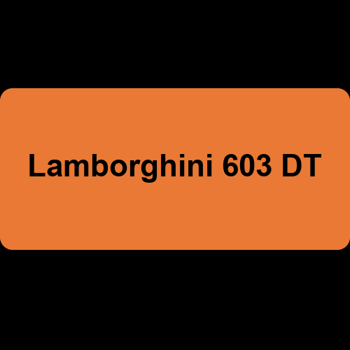 Lamborghini 603 DT